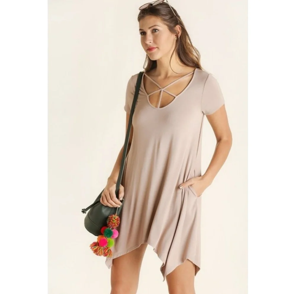 FINAL SALE 🆕🌿CAGED FRONT TUNIC🌿 - Picture 3 of 6